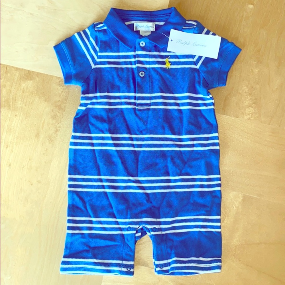 Ralph Lauren Baby Polo onesie, one piece. 9 Month